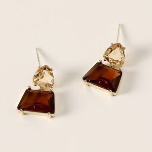 Crystal drop earrings M792